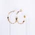 Diamond Stardust Hoop Earrings